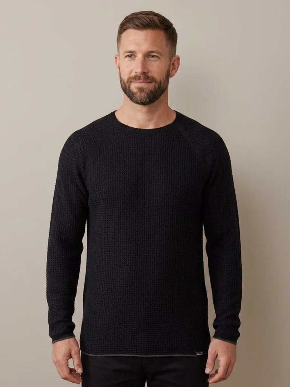 Patagonia Capilene® Air Crew Style # 36516 Size XXL Black Merino Wool Blend NWOT